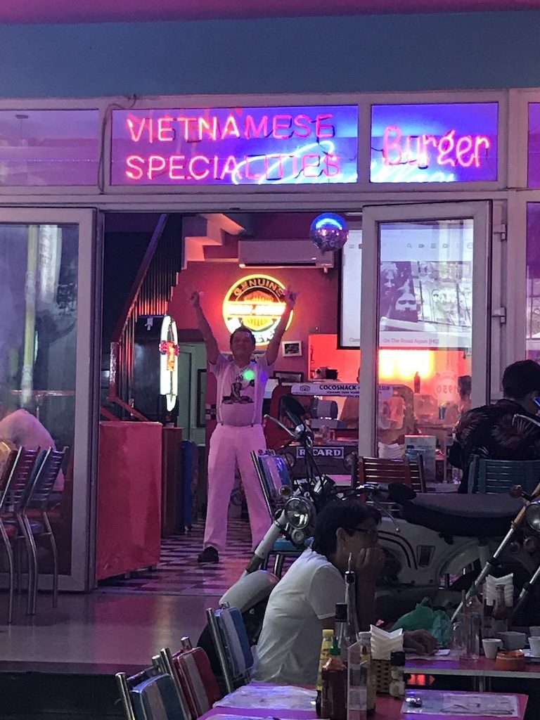 Cocsnack 50s nightclub in Hue Vietnam