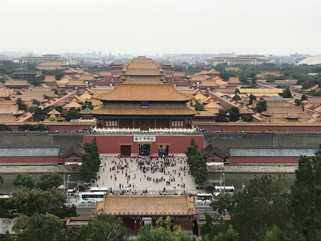 Beijing-forbidden city from above