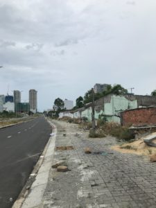 construction rubble in Da Nang, Vietnam