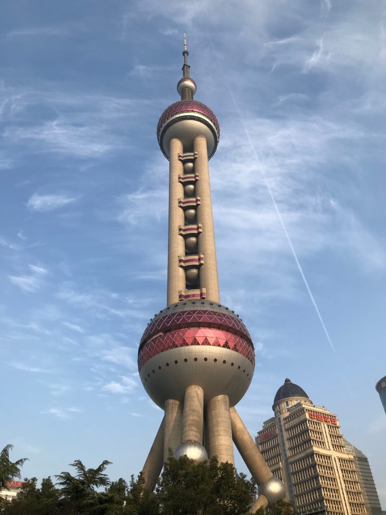 The Oriental Pearl Tower in all its glory