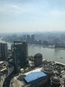 view of Puxi, Shanghai, from Oriental Pearl Tower