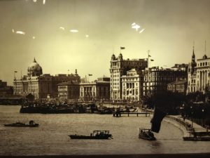 old picture of the Bund, Puxi, Shanghai