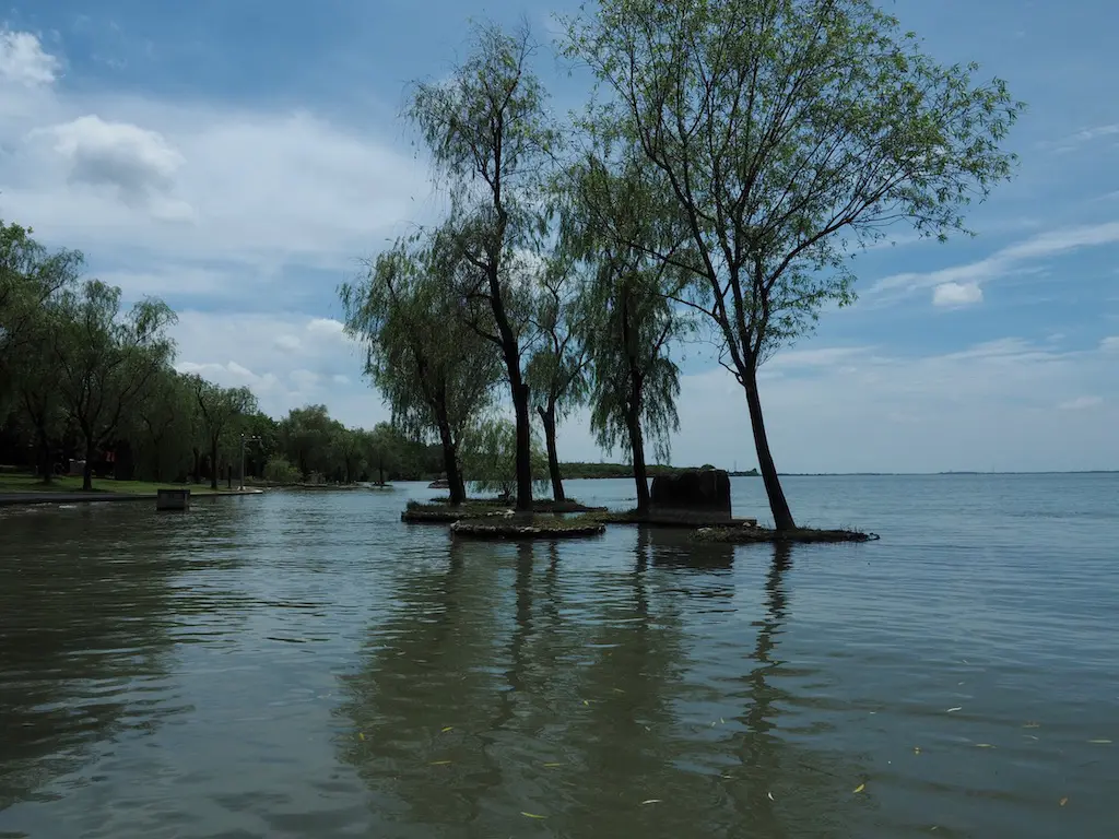 A lake in Shanghai, China Is the water in China safe? onaroadtonowhere.com