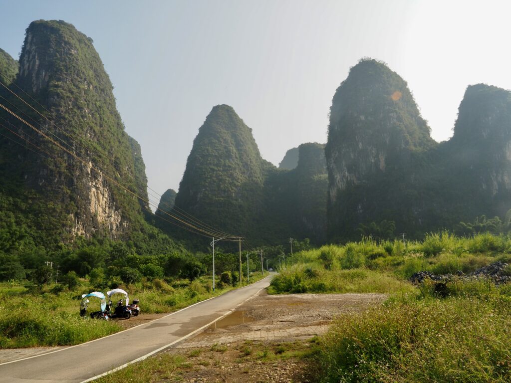 Moutains in Yangshuo Guilin, China