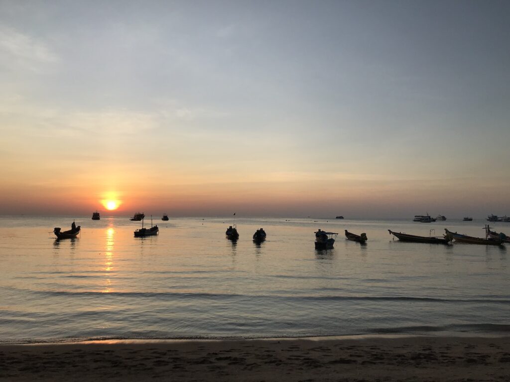 Sunset on a Thai Island Beach