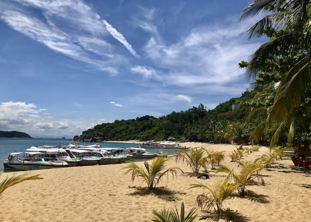 Beach at Cham Islands near Hoi An, Vietnam onaroadtonowhere.com