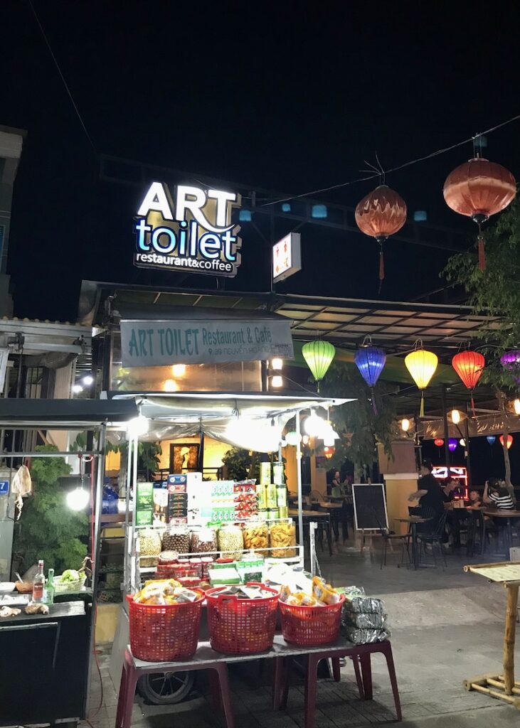 Art toilet restaurant in Hoi An Vietnam -onaroadtonowhere.com