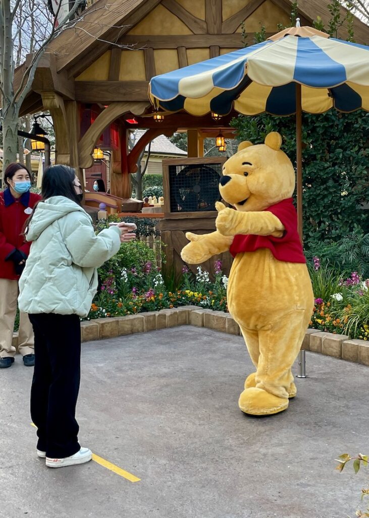 Winnie the Pooh capers at Shanghai Disneyland in China