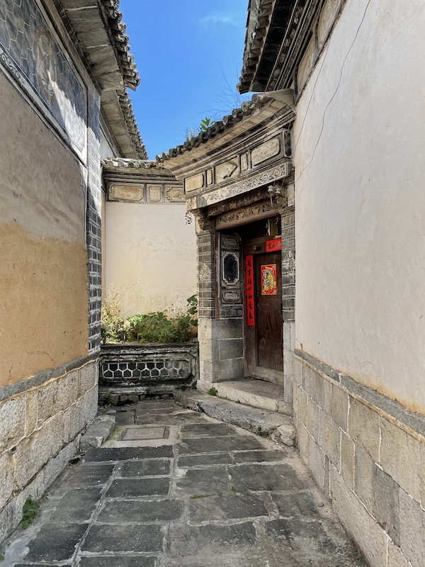 alley in Xizhou Village, near Dali, Yunnan, China. onaroadtonowhere.com