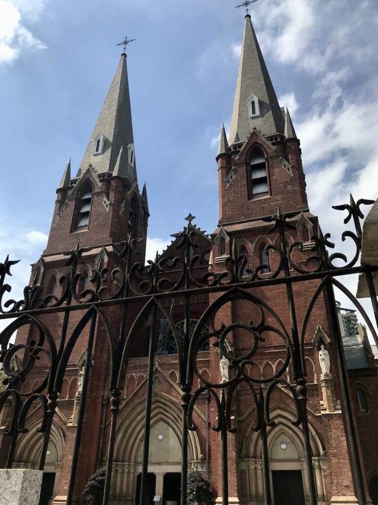 Church near Xujiahui, in Shanghai's Former French Concession.