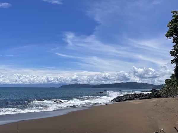 One of the many amazing beaches along the Drake Bay beach trail