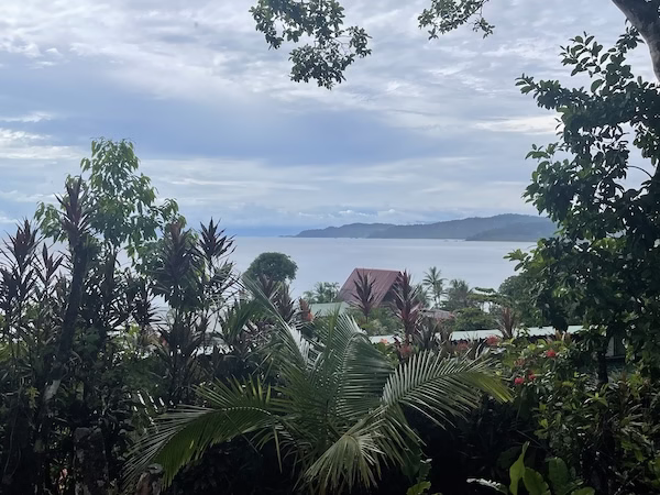The view from Casa Jade in Drake Bay
