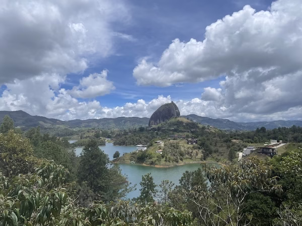 El Peñon rock near Guatape, Colombia