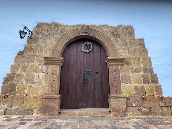 Spanish colonial stone door