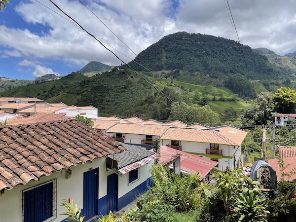 Spanish style tiled rooftops in Jardin