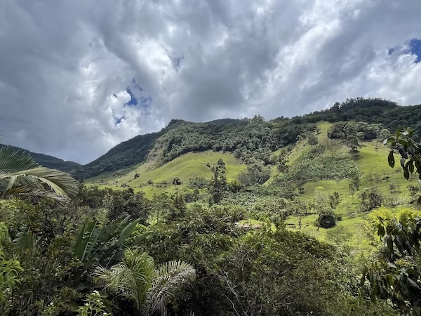 Landscape in Jardín, Colombia