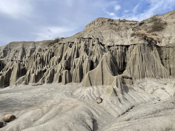 The valley of phantoms in the grey desert section of Tatacoa