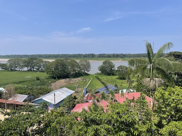 A village in the Amazon