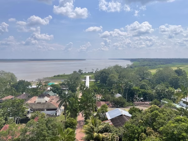 The Colombian Amazon town of Puerto Nariño