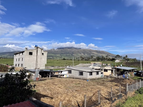 Rural village near the town of Machachi, Ecuador