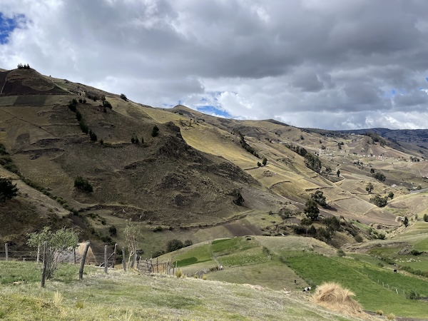 High altitude farmland outside of Zumbahua, Ecuador