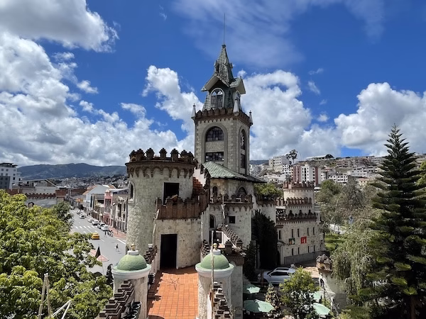 The city gate of Loja, Ecuador