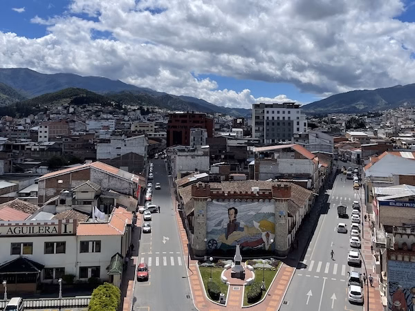 Panorama of Loja, Ecuador