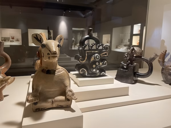 Pottery from the Larco Museum in Lima, Peru